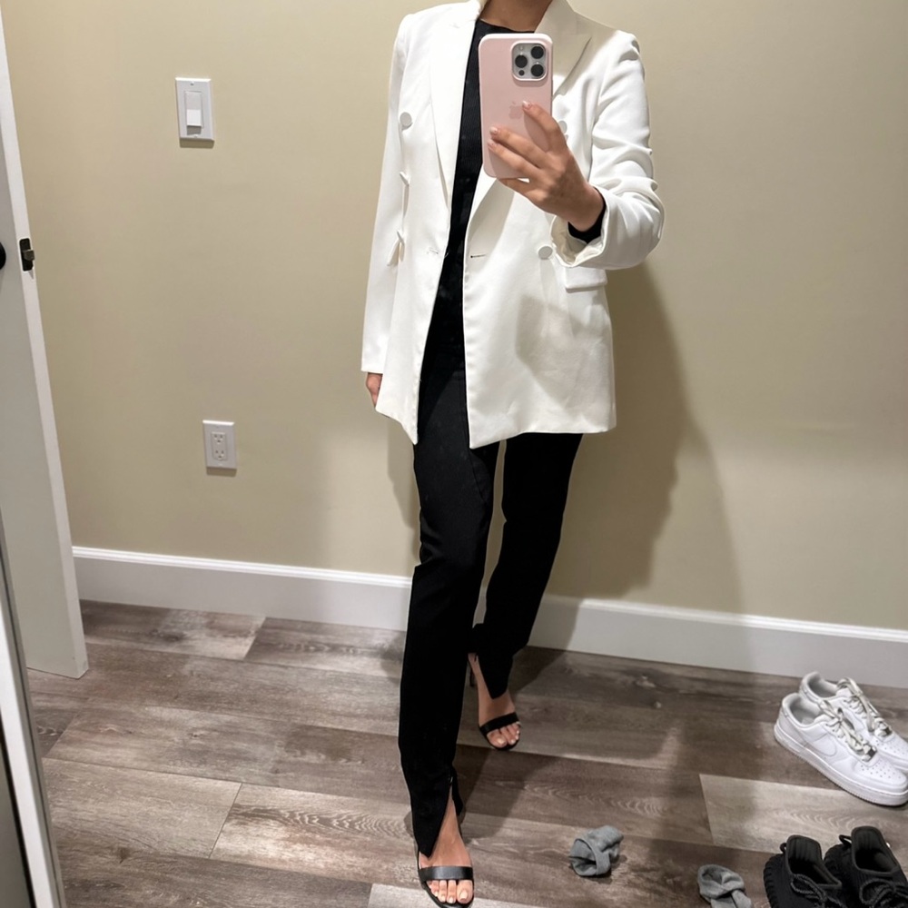 White zara jacket